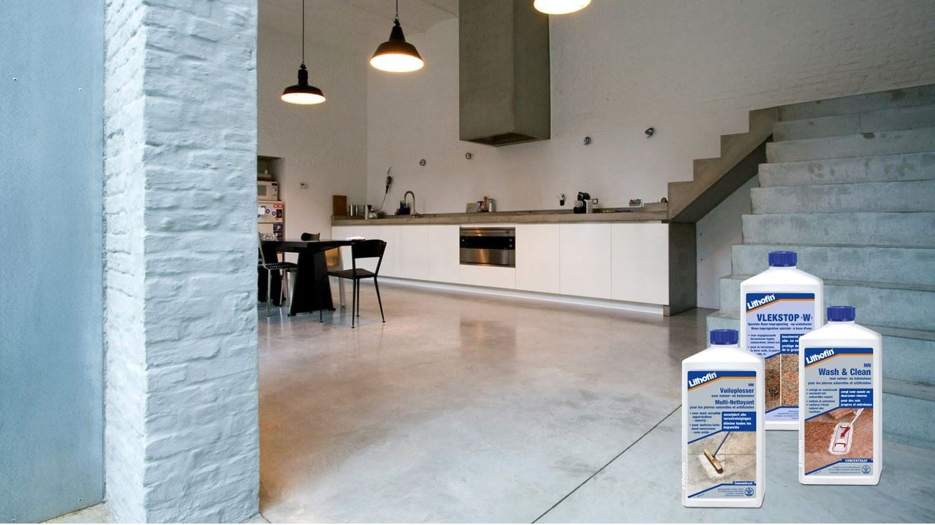 Afbeelding voor categorie Onderhoud Vloeren in gepolijst Beton