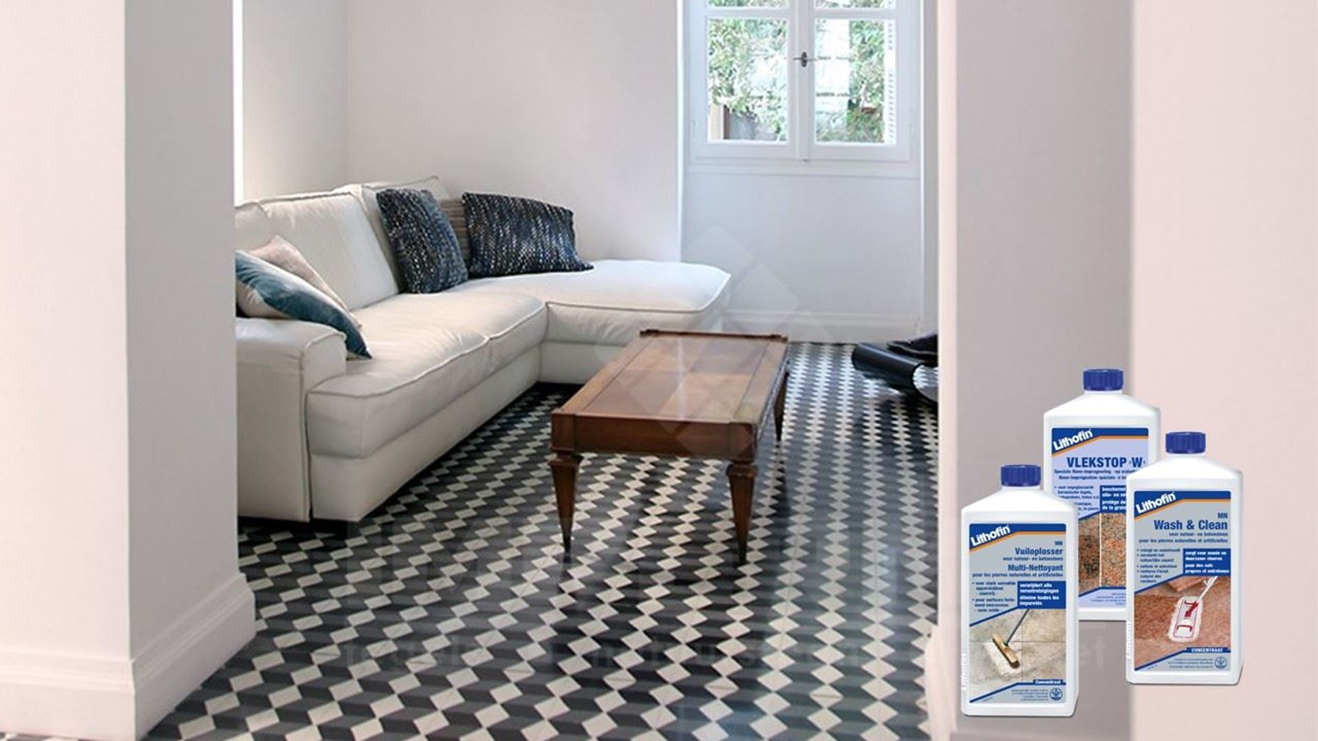 Afbeelding voor categorie Onderhoud Vloeren in Cementtegels